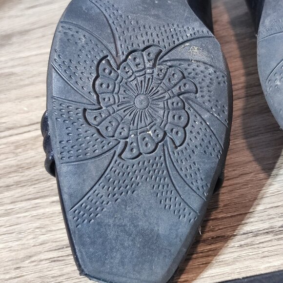 Hush Puppies square toe 3" heel pumps women's size 8.5 black - Picture 10 of 12